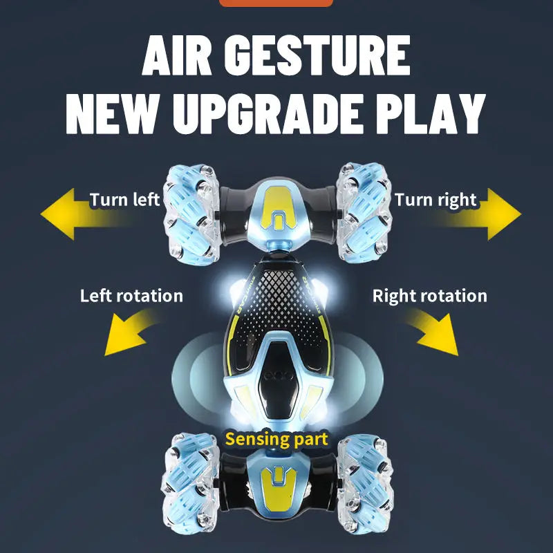 HKM-989011 Gesture Sensing 360° RC Drift Car - Hand-Controlled, 4WD Stunt Vehicle for Kids