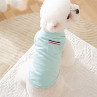 HKM-989203 Casual Small Dog Vest in Yellow, Gray, or Green - Multiple Sizes Available
