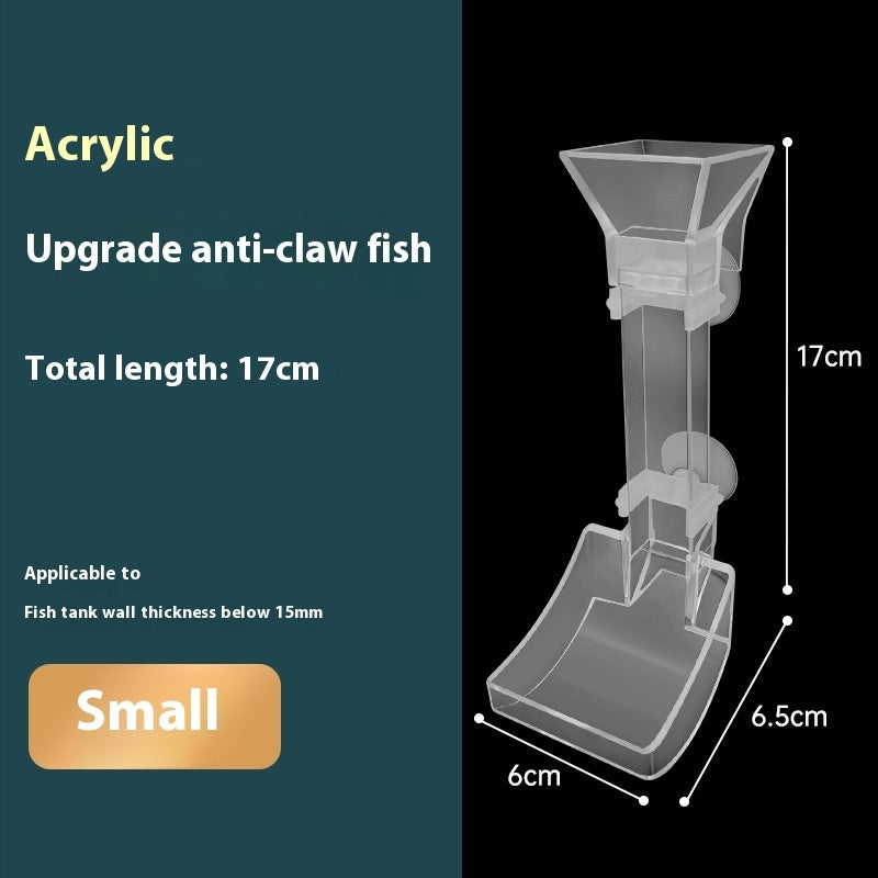 HKM-989267 Feeding Dish with Various Length Tubes, Cleaning Brush, and Spoon for Aquariums