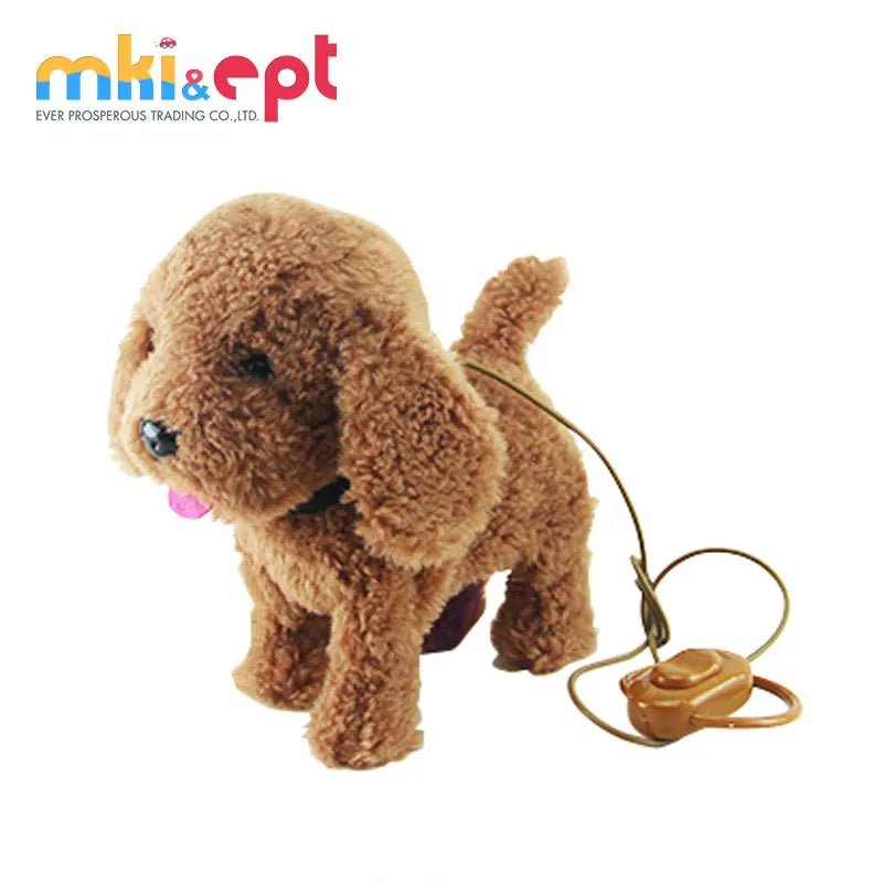 Electronic Walking Dog Toy for Kids, Plush Material, 31-50 cm Height, Age 2-7 Years