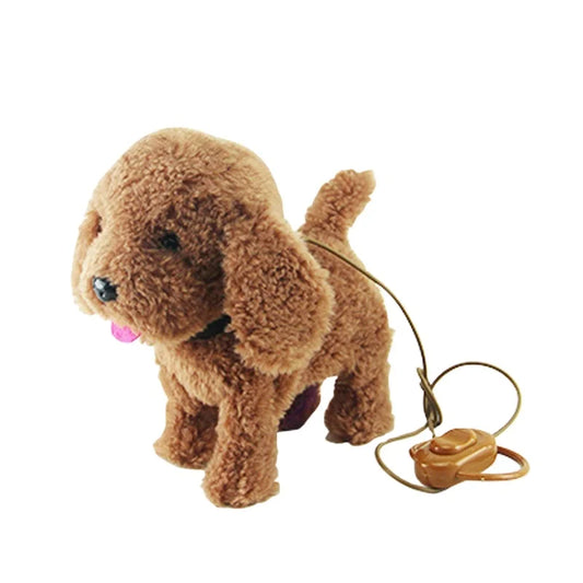 Electronic Walking Dog Toy for Kids, Plush Material, 31-50 cm Height, Age 2-7 Years