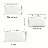 HKM-989395 Natural Cotton Adjustable Pillow with Breathable Cover and Medium-Firm Support