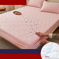 HKM-989587 Cotton Fitted Sheet with Thickened Bedspread in Various Colors and Sizes