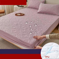 HKM-989587 Cotton Fitted Sheet with Thickened Bedspread in Various Colors and Sizes