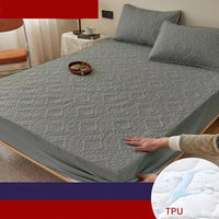HKM-989587 Cotton Fitted Sheet with Thickened Bedspread in Various Colors and Sizes