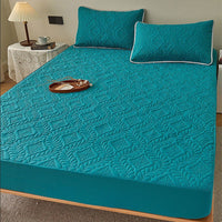 HKM-989587 Cotton Fitted Sheet with Thickened Bedspread in Various Colors and Sizes