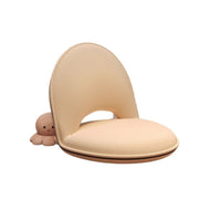 HKM-989651 Folding Backrest Chair in Soft Corduroy or Cotton-Linen for Living Room Use