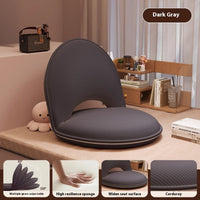 HKM-989651 Folding Backrest Chair in Soft Corduroy or Cotton-Linen for Living Room Use