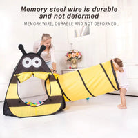 HKM-989843 3-in-1 Indoor Play Tunnel Set with 150 Ocean Balls for Kids Ages 2-13