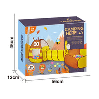 HKM-989843 3-in-1 Indoor Play Tunnel Set with 150 Ocean Balls for Kids Ages 2-13