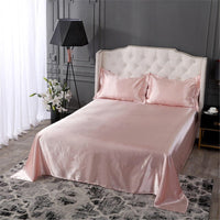 HKM-989907 Silk-like Pure Ice Bed Linen Set - Soft Polyester Fiber Bedding in Various Sizes