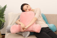 HKM-989971 Memory Foam Cushion Back Pillow with Armrests for Enhanced Lumbar Support