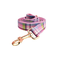 HKM-990099 Pet Collar and Leash Set with Bow and Vest – Four-Piece Collection for Dogs