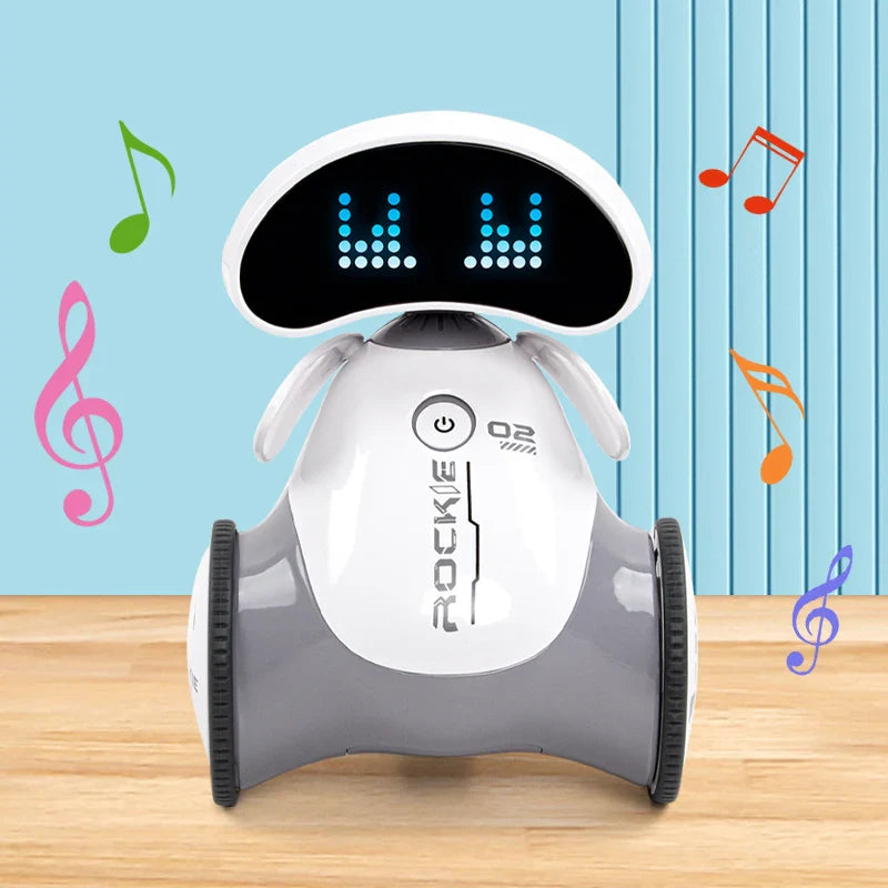 HKM-990163 Interactive RC Robot Toy with Music, Light, and Programming Features for Ages 8 and Up