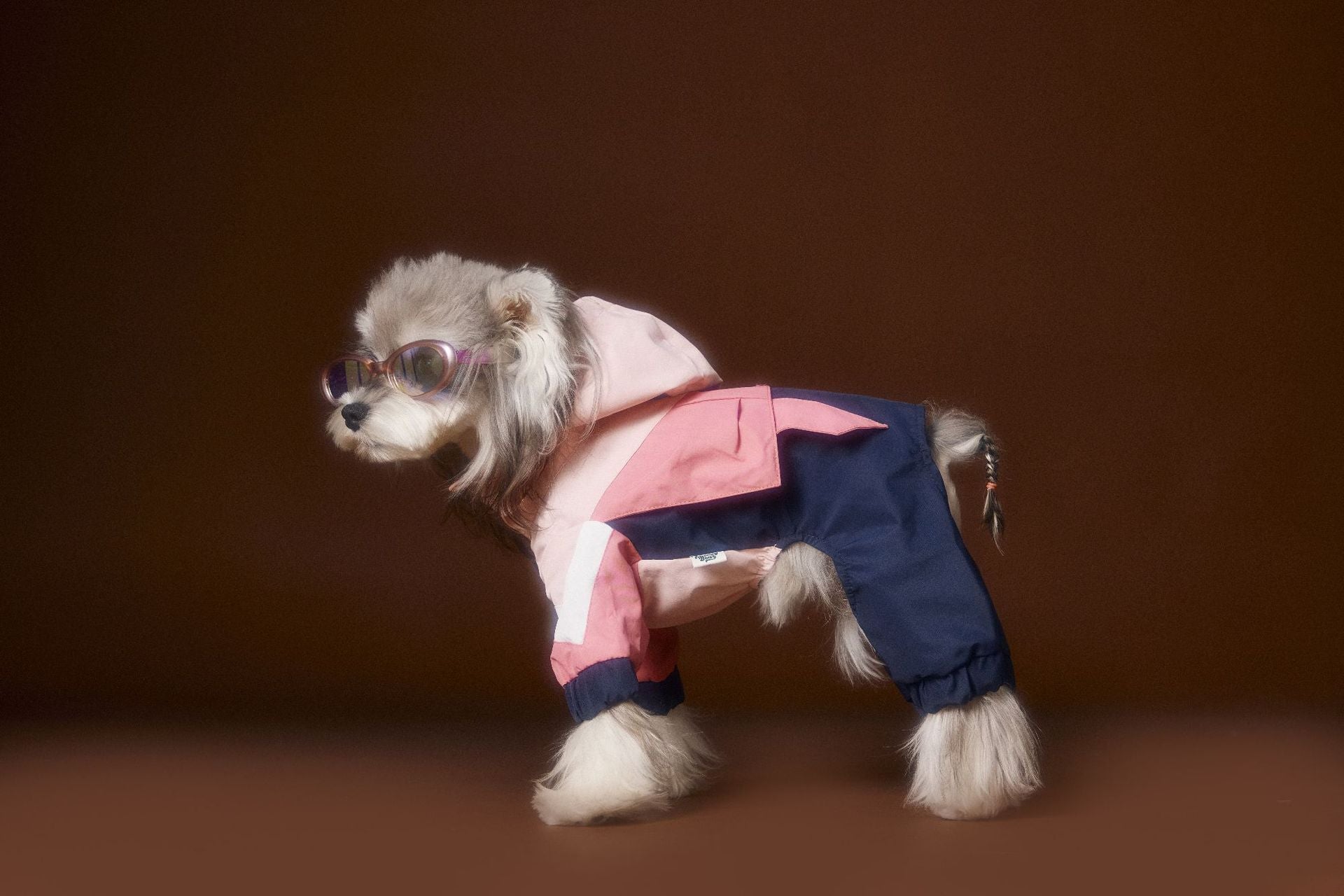 HKM-990227 Casual Four-Legged Sportswear with Traction Rope Buckle for Pets