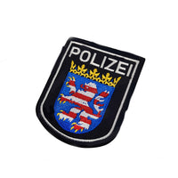 HKM-990419 German Eagle Velcro Patch - Back-to-Back Embroidery, Polyester Fabric, Multi-Color Design for Clothing