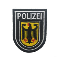 HKM-990419 German Eagle Velcro Patch - Back-to-Back Embroidery, Polyester Fabric, Multi-Color Design for Clothing