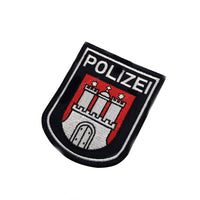 HKM-990419 German Eagle Velcro Patch - Back-to-Back Embroidery, Polyester Fabric, Multi-Color Design for Clothing