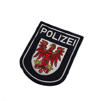 HKM-990419 German Eagle Velcro Patch - Back-to-Back Embroidery, Polyester Fabric, Multi-Color Design for Clothing