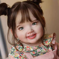 HKM-990419 Lifelike 70cm Soft Silicone Reborn Baby Girl Doll - Realistic Handmade Toy for Kids