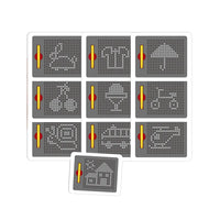 HKM-990547 Magnetic Bead Drawing Board for Kids - Educational Travel Activity Toy