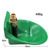 HKM-990611 Automatic Drinking Fountain for Sheep - Durable Plastic Bowl with Valve Options