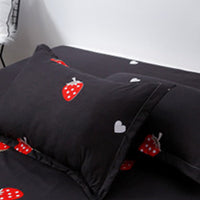 HKM-990739 Cartoon Anime Cotton & Polyester Quilt Cover Bedding Set