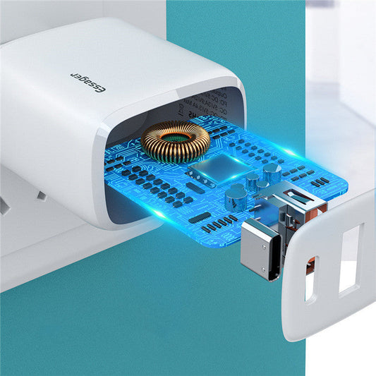 HKM-990803 20W Fast Charge Adapter with Dual Output Port for Multiple Devices