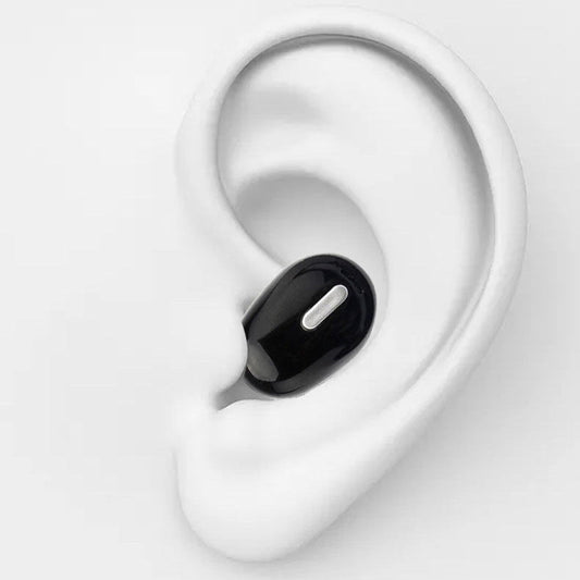 HKM-990803 Mini Single Ear Bluetooth Headset with Voice Control and Multi-Point Connection, Bluetooth 5.0, 10m Range, Available in Black and White
