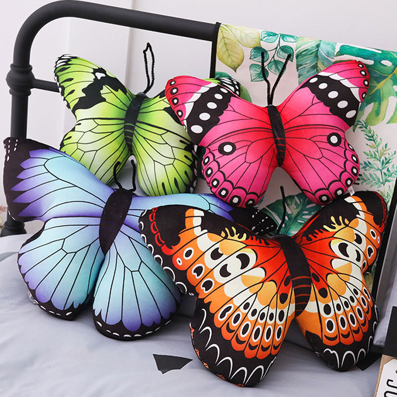 HKM-990867 Girly Heart Butterfly Plush Doll - Soft, Cute, and Delicate Comfort Toy