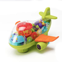 HKM-990995 Transparent Rotating Musical Projection Snail Toy for Children Ages 3+ - 360° Flashing Light Fun