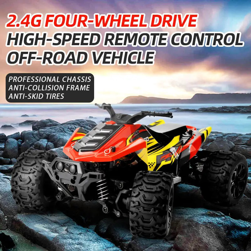 HKM-991315 2.4G Remote Control Off-Road Motorcycle Car Toy for Ages 5 and Up - Ready-to-Go, High-Speed Fun
