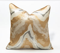 HKM-991443 Geometric Abstract Polyester Cushion Cover for Living Room, Bedroom, and Outdoor Spaces