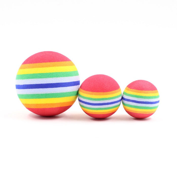 HKM-991507 Rainbow Interactive Cat Ball Toy