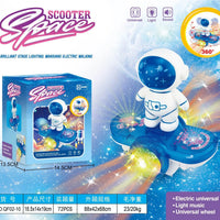 HKM-991571 Battery Operated Balance Car Doll Toy with Music and Light for Kids