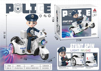 HKM-991571 Battery Operated Balance Car Doll Toy with Music and Light for Kids
