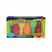 HKM-991699 Kids Bowling Play Set with Plastic Balls and Pins, Age 2-7, ABS Material, Colorful Design