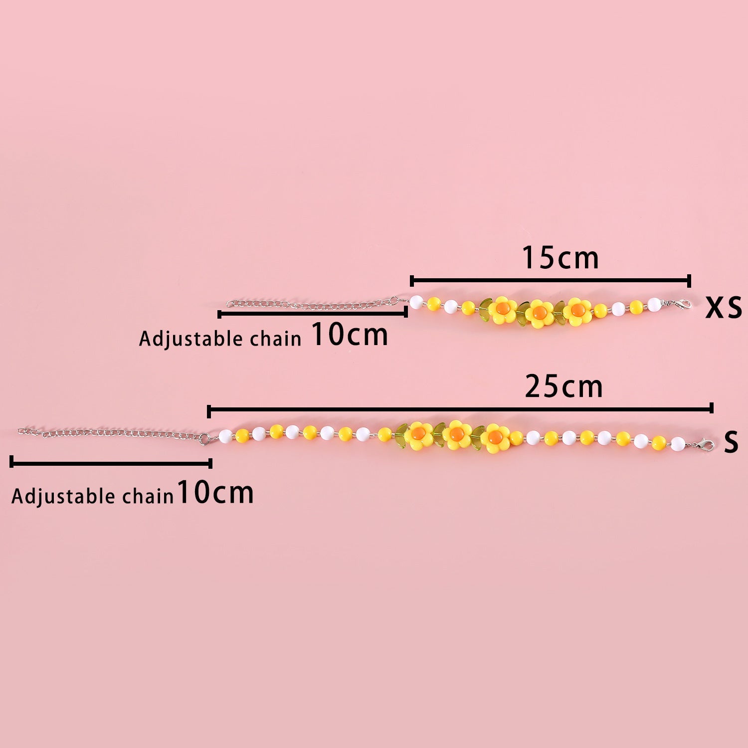 HKM-991763 Colorful Bead Pearl Pet Necklace with Small Flower Design for Cats and Small Dogs