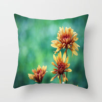 HKM-991955 Plant Pattern Peach Skin Pillowcase - 45 x 45 CM