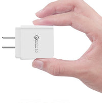 HKM-992083 QC3.0 18W Compact Travel Charger for Smartphones and Tablets with Safety Protection