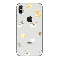 HKM-992147 Cartoon Floral Transparent Phone Case Compatible with iPhone and Other Models
