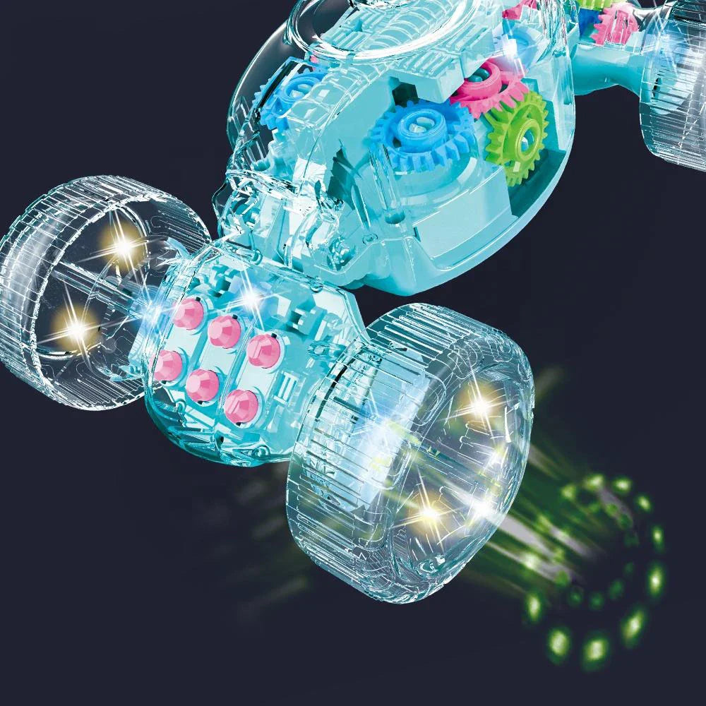HKM-992147 Electric Gear Twist Car - Light & Music Stunt Truck for Kids 2-13 Years