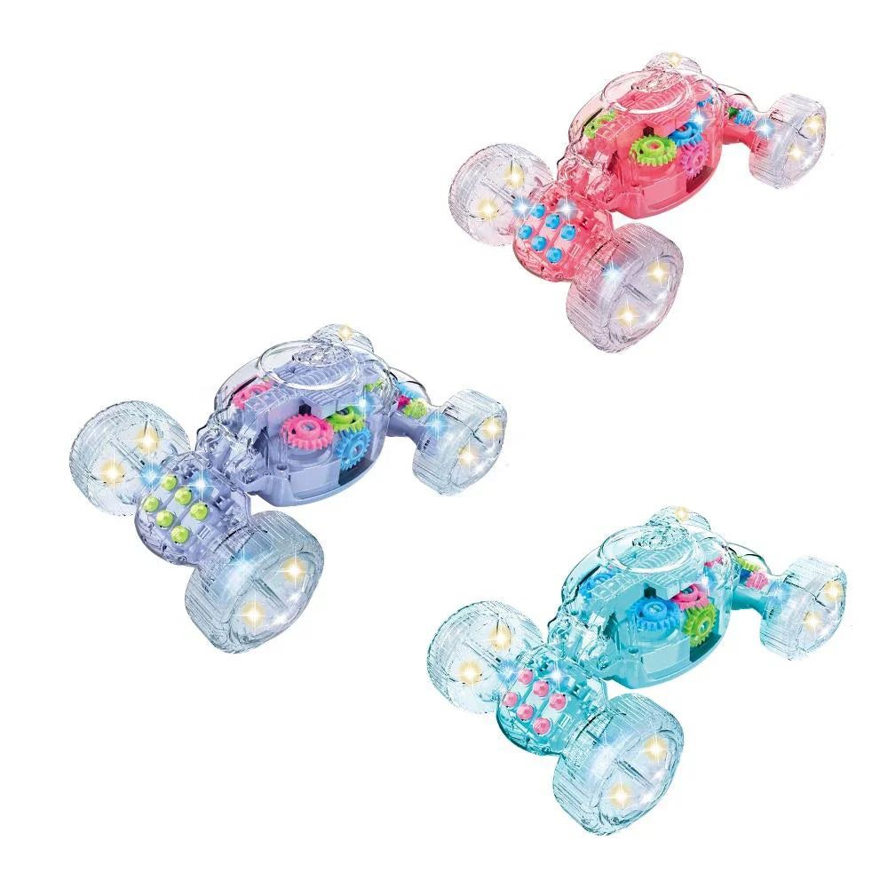 HKM-992147 Electric Gear Twist Car - Light & Music Stunt Truck for Kids 2-13 Years