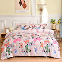 HKM-992211 Geometric Pattern Brushed Single Duvet Cover for Dormitories and Bedrooms