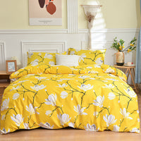 HKM-992211 Geometric Pattern Brushed Single Duvet Cover for Dormitories and Bedrooms