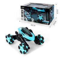 HKM-992467 Remote Control Spinning Drift Stunt Truck for Indoor and Outdoor Fun, 26.5CM 2.4G, Colorful Design
