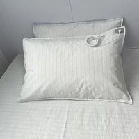 HKM-992851 Grounding Gas Conductive Silver Fiber and Cotton Pillowcase Cover in White