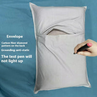 HKM-992851 Grounding Gas Conductive Silver Fiber and Cotton Pillowcase Cover in White