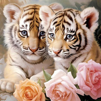 HKM-992979 Animal Pattern Handmade Diamond Stickers - Decorative Canvas Art for Creative Projects