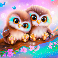 HKM-992979 Animal Pattern Handmade Diamond Stickers - Decorative Canvas Art for Creative Projects